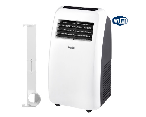 Кондиционер мобильный Ballu Aura BPAC-07 CP/N1_24Y в комплекте с адаптером Ballu UniPort 1.0